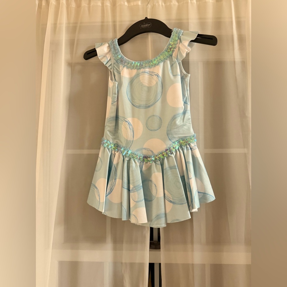 Revolution Blue and White Kids Dance Costume